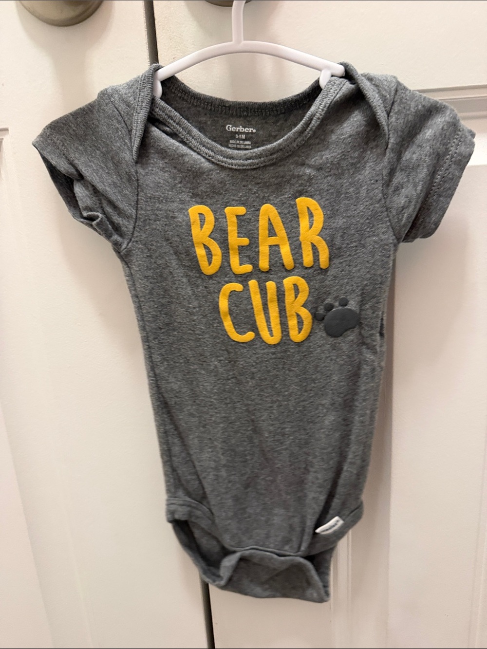 Gerber Gray Bear Cub - 3-6 months